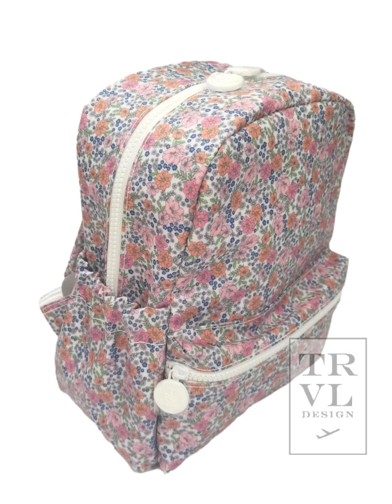 TRVL - Mini Backer - Garden Floral Mini Backpack