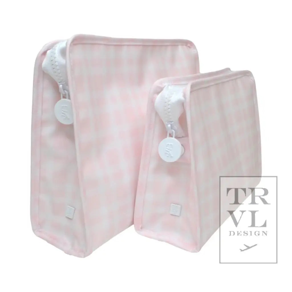 TRVL - Roadie Medium - Pimilco Pink Plaid