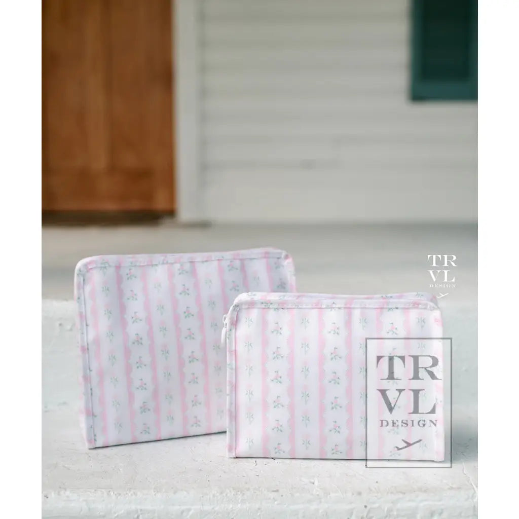 TRVL - Roadie Medium - Ribbon Floral Pink