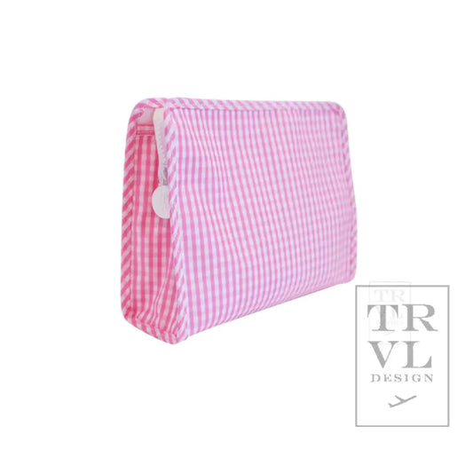 TRVL - Roadie Medium - Gingham Pink