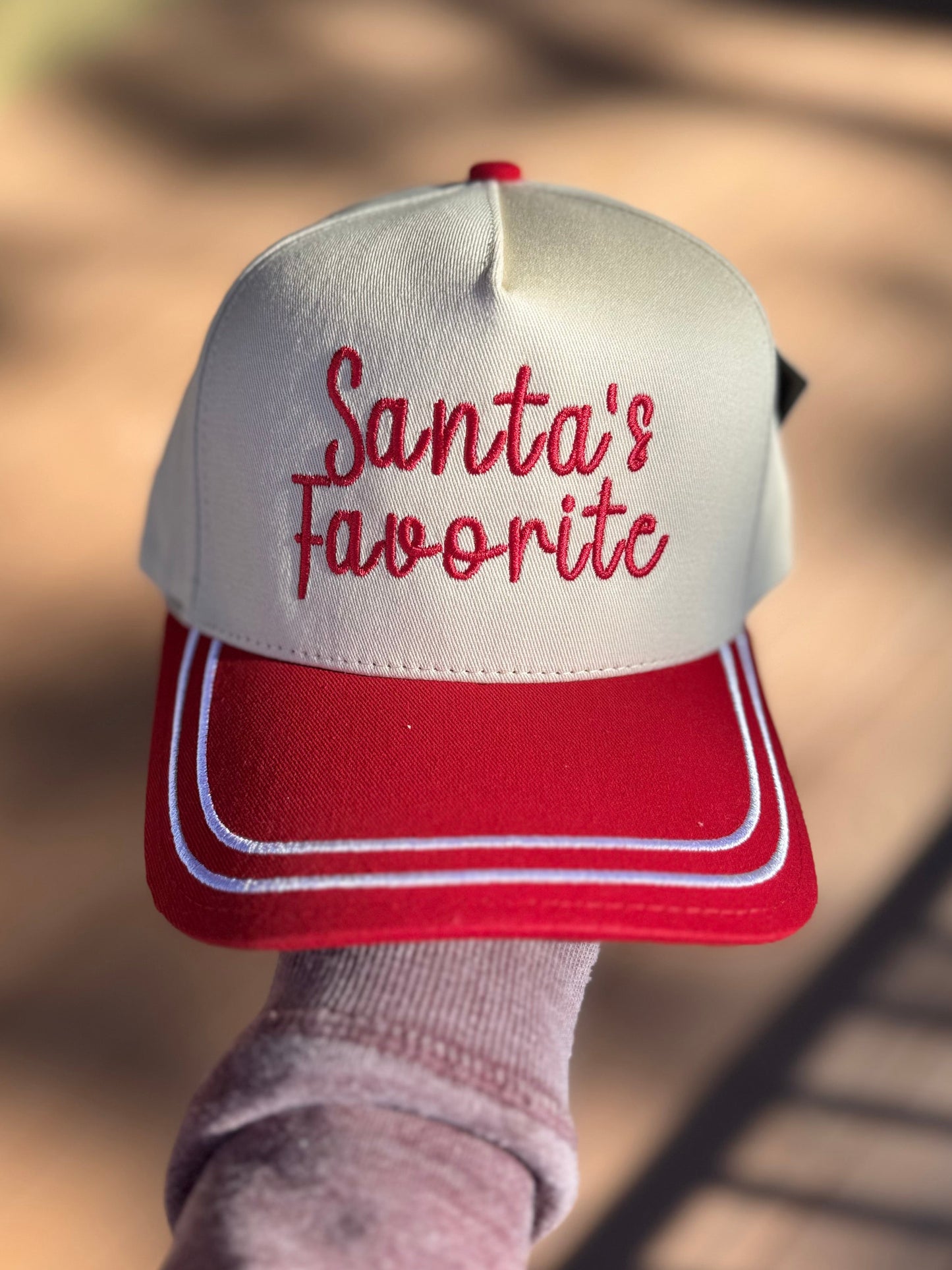 Santa's Favorite Red Trucker Hat