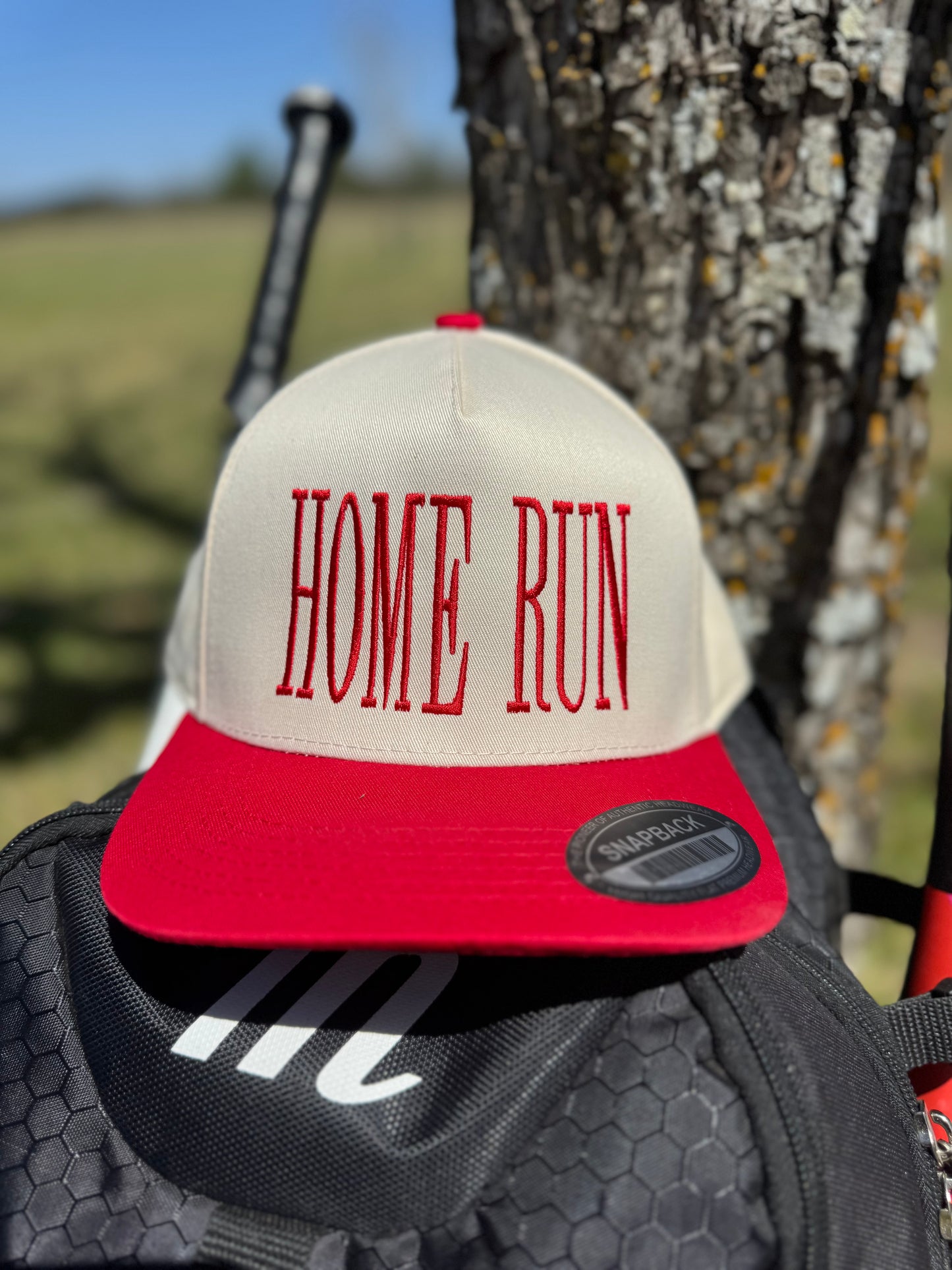Red Home Run Trucker Hat
