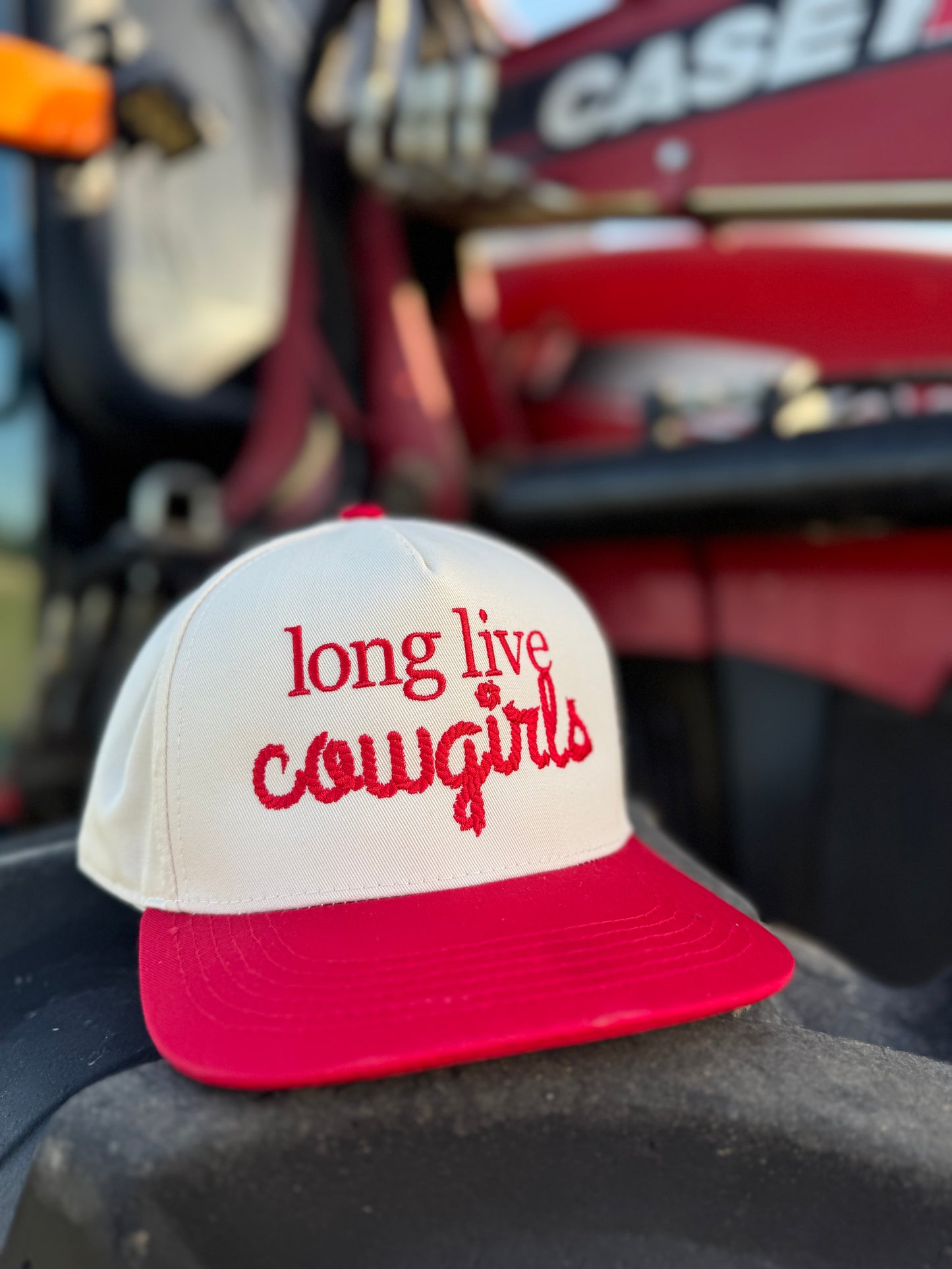 Long Live Cowgirls Trucker Hat - Red