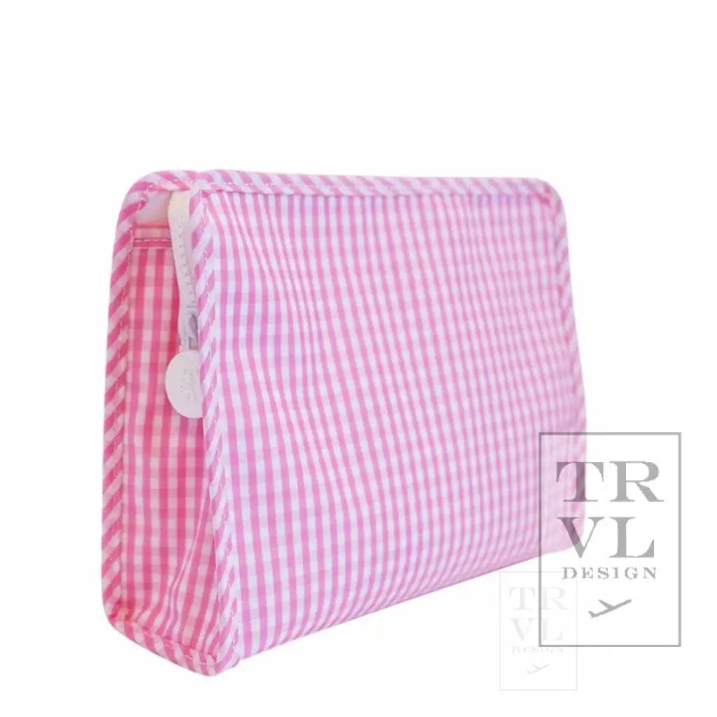 TRVL - Roadie Medium - Gingham Pink